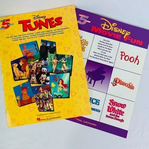 Disney 5 Finger Piano Books